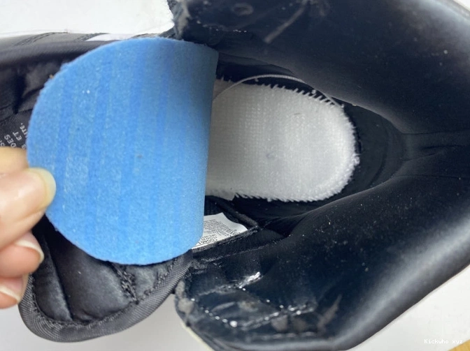 OG CD0461-001 SILVER AIR 1 HIGH JORDAN WMNS TOE 0617